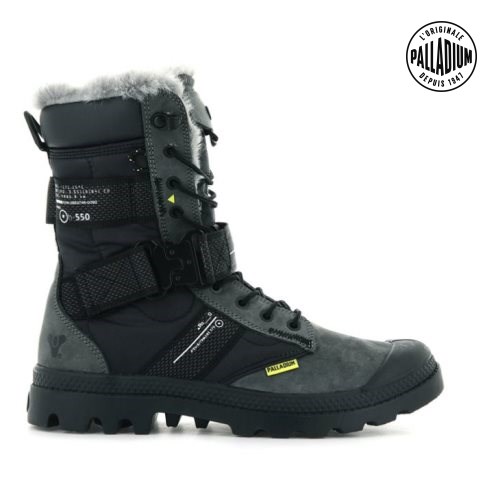 Dámské Boty Palladium Pampa Europa Tactical Černé | CZ LEQ-17H